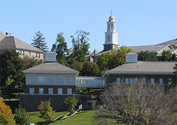 A photo of the Colgate University campus